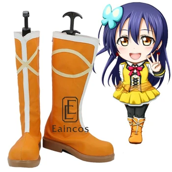 

Anime LoveLive! School idol project Sunny Day Song Sonoda Umi Shoes Cosplay Christmas Party Boots Custom Made