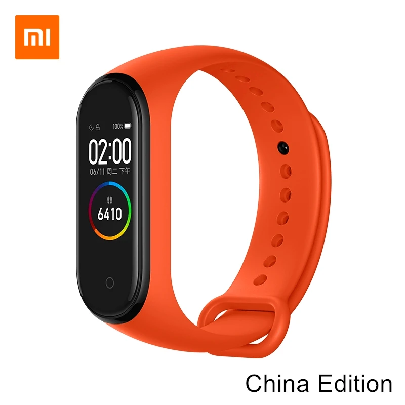 Xiaomi Mi Band 4 смарт-браслет AVG limited edition& CN NFC Edition& CN стандарт Edition - Цвет: CN Standard Orange