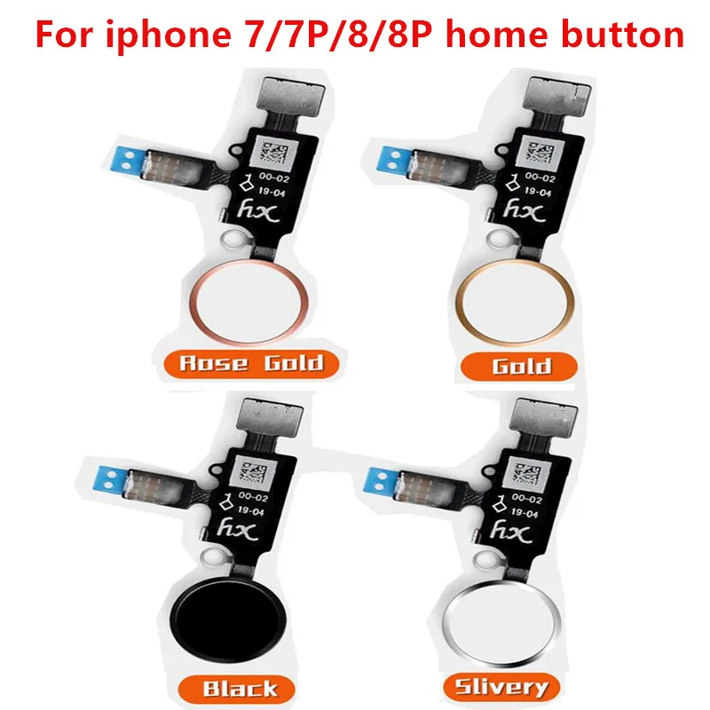 

For iPhone 7 7 Plus 8 8Plus Home Button Flex Cable Home Flex Assembly Sensor Replacement Repair Part HX YF Universal home