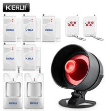 KERUI Cheap Wireless Burglar Alarm System Local Siren Speaker Security Home Alarm Motion Detector Window Door Sensor DIY Kit KERUI Cheap Wireless Burglar Alarm System Local Siren Speaker Security Home Alarm Motion Detector Window Door Sensor DIY Kit