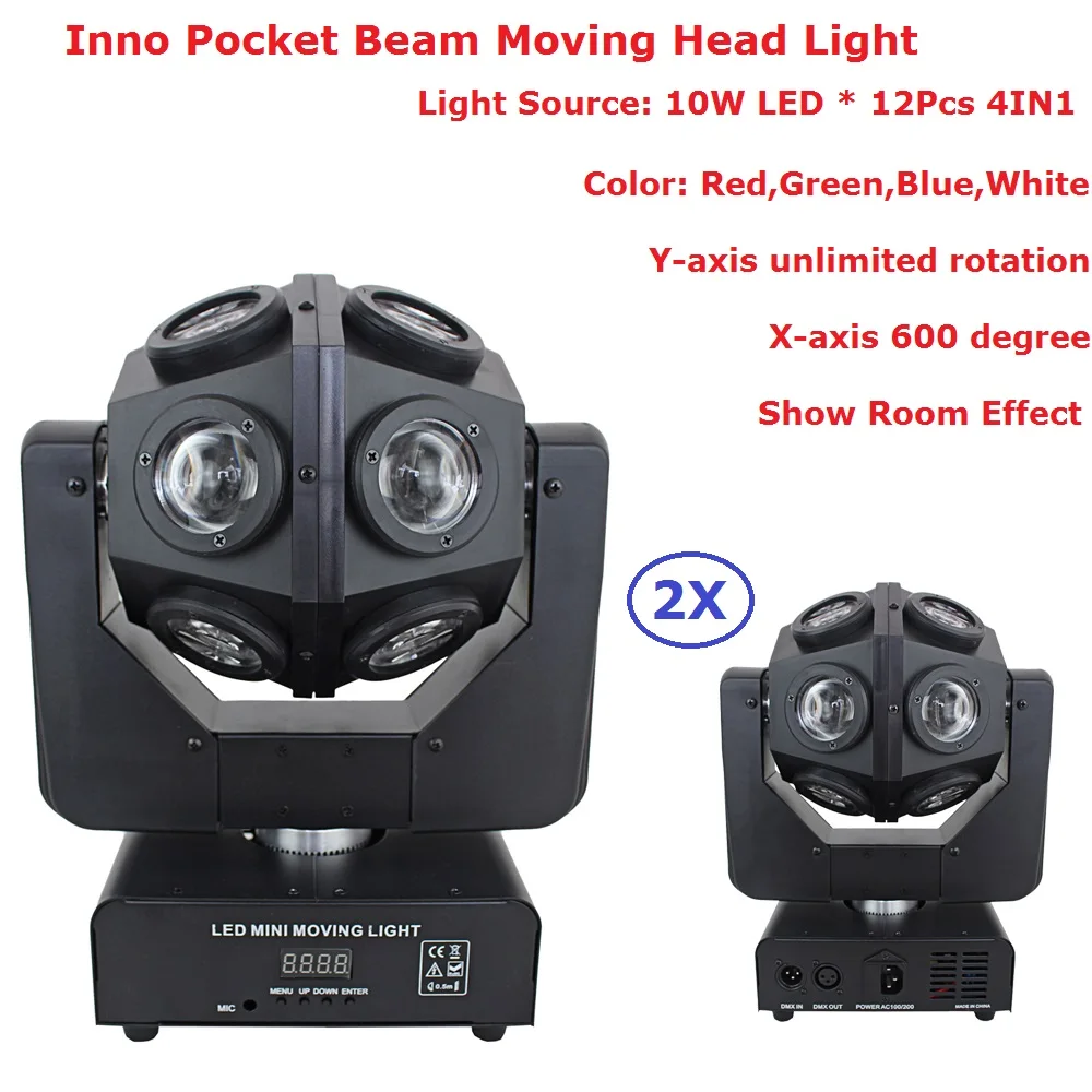 caliente luz americano W 12x10 LED 7Venta Dj 2in1 RGBW K1lFJc