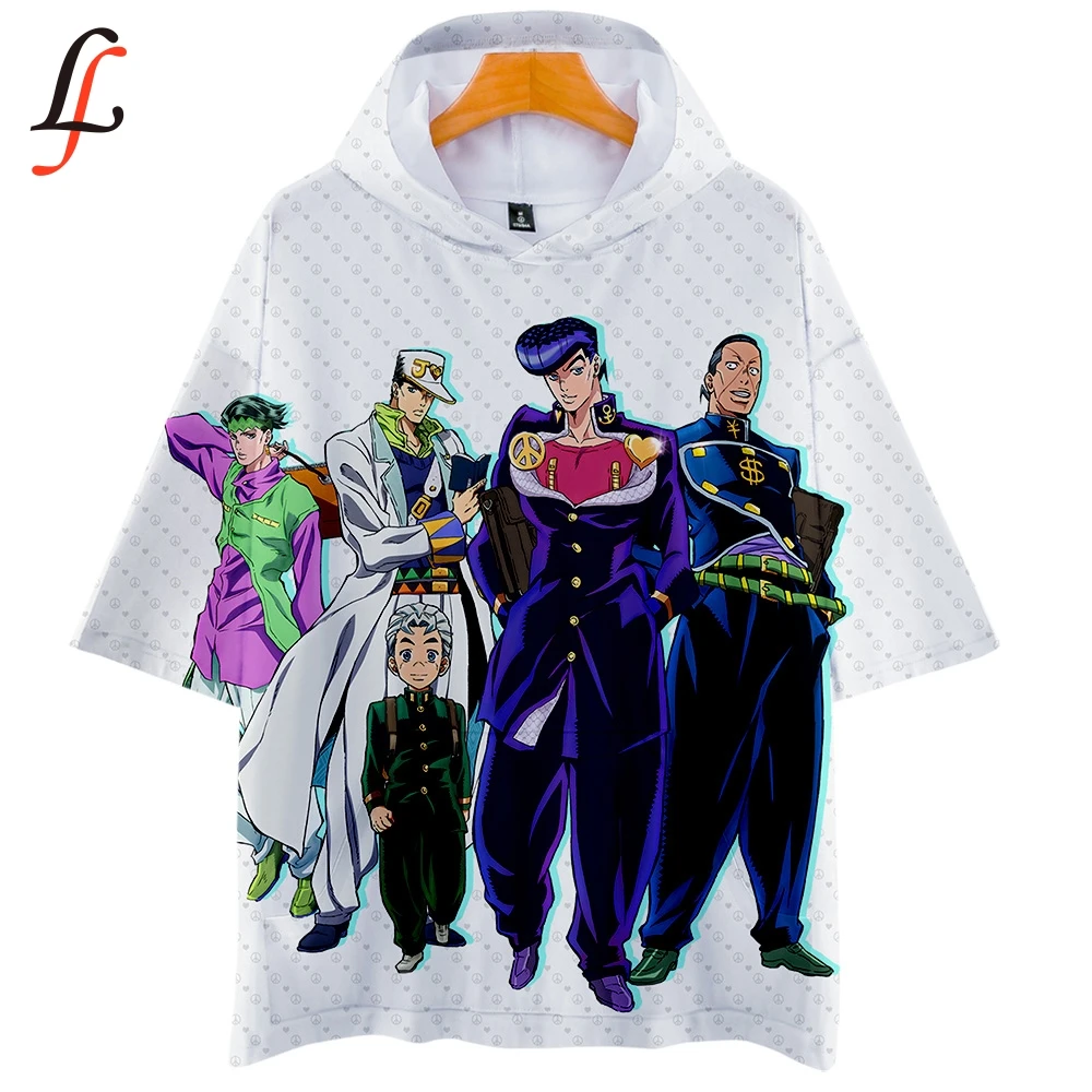 JOJO 3D толстовки футболки модная летняя мягкая повседневная футболка с коротким