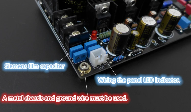 LM3886 Полный DC servo Redux погружение процесс золото 68 W+ 68 W 5534 независимых ОУ усилитель закончил доска+ радиатор E5