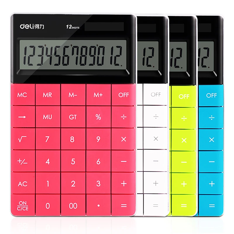 

Creative Cute Rimless Solar Coin Battery Dual Power Supply Calculator for Office Desk Supplyschool Stationery Gift for Kid