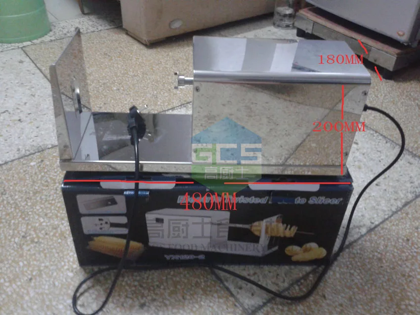 

Free shipping 220V Electric Automatic Potato twister Electric spiral potato slicer