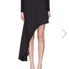 Getsring Женская юбка Blakc ассиметричный, с высокой талией юбки до колена модные сексуальные асимметричные юбки женские новые винтажные личности