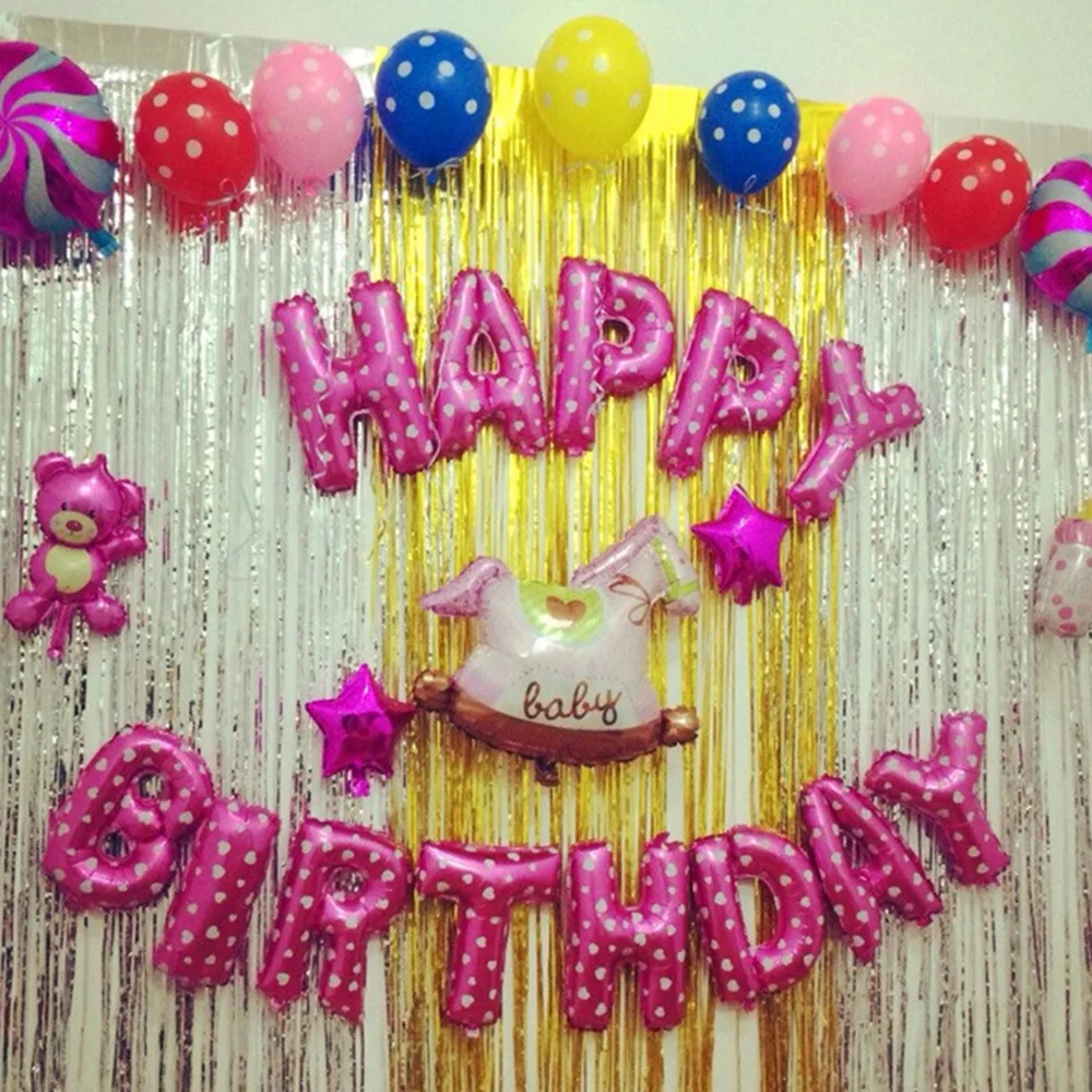gold foil fringe curtain