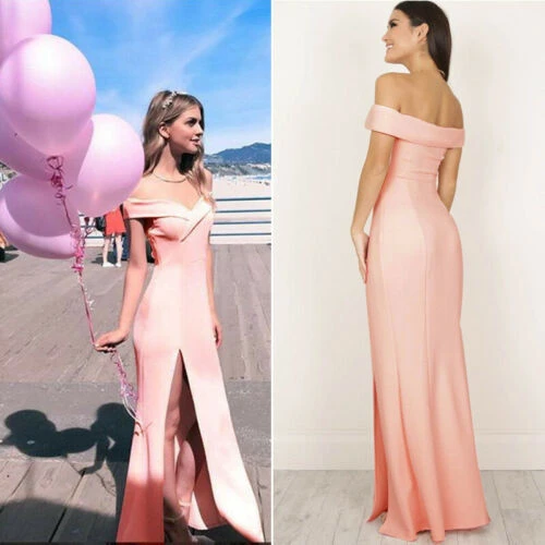 DE VERANO 2019, vestidos largos de fiesta nocturna para mujer a moda, vestidos largos de playa, sexi vintage hombros descubiertos|Vestidos| - AliExpress