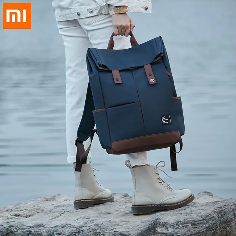 

Xiaomi 90 Points College Casual Backpack Waterproof Fashion Magnet Buckle IPX4 Large Capacity Laptop Bag For Man Women