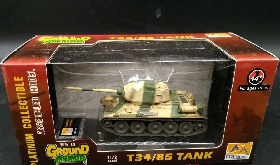 Ирак армии T-34 85 российский Танк камуфляж 1/72 не литья под давлением easy model