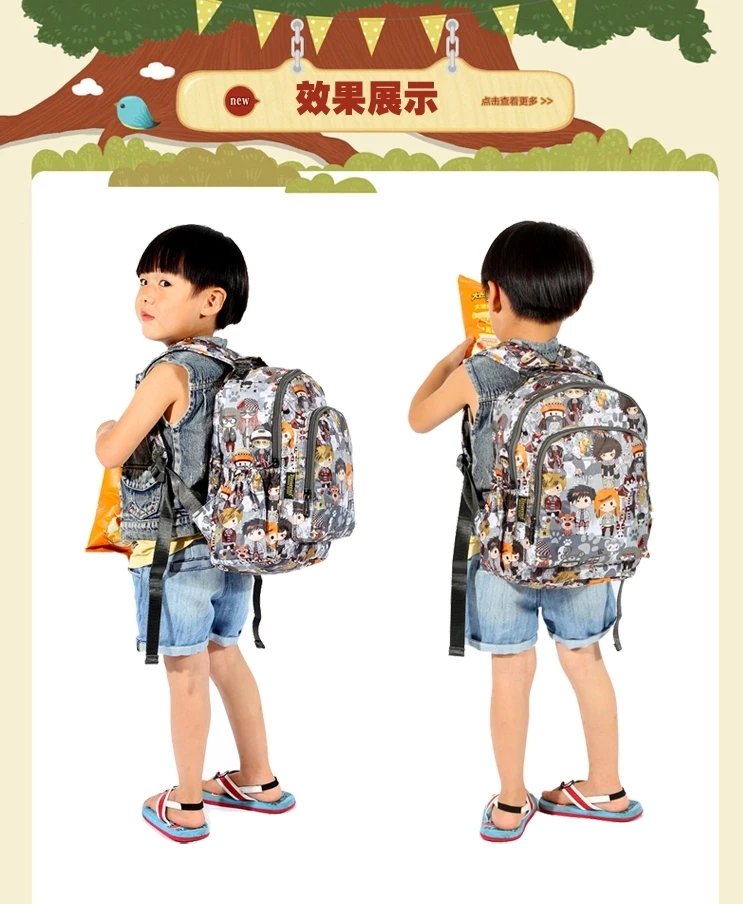 Лидер продаж Водонепроницаемый нейлон милый мультфильм Миньоны Mochila Escolar