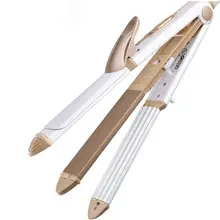 Kemei KM-1213 Кукуруза завивка волос двойного назначения электрическая плойка