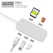 OMESHIN 5 дюймов 1 USB C концентратор HDMI 4K USB C концентратор для Gigabit Ethernet RJ45 LAN адаптер до 5 Гбит/с