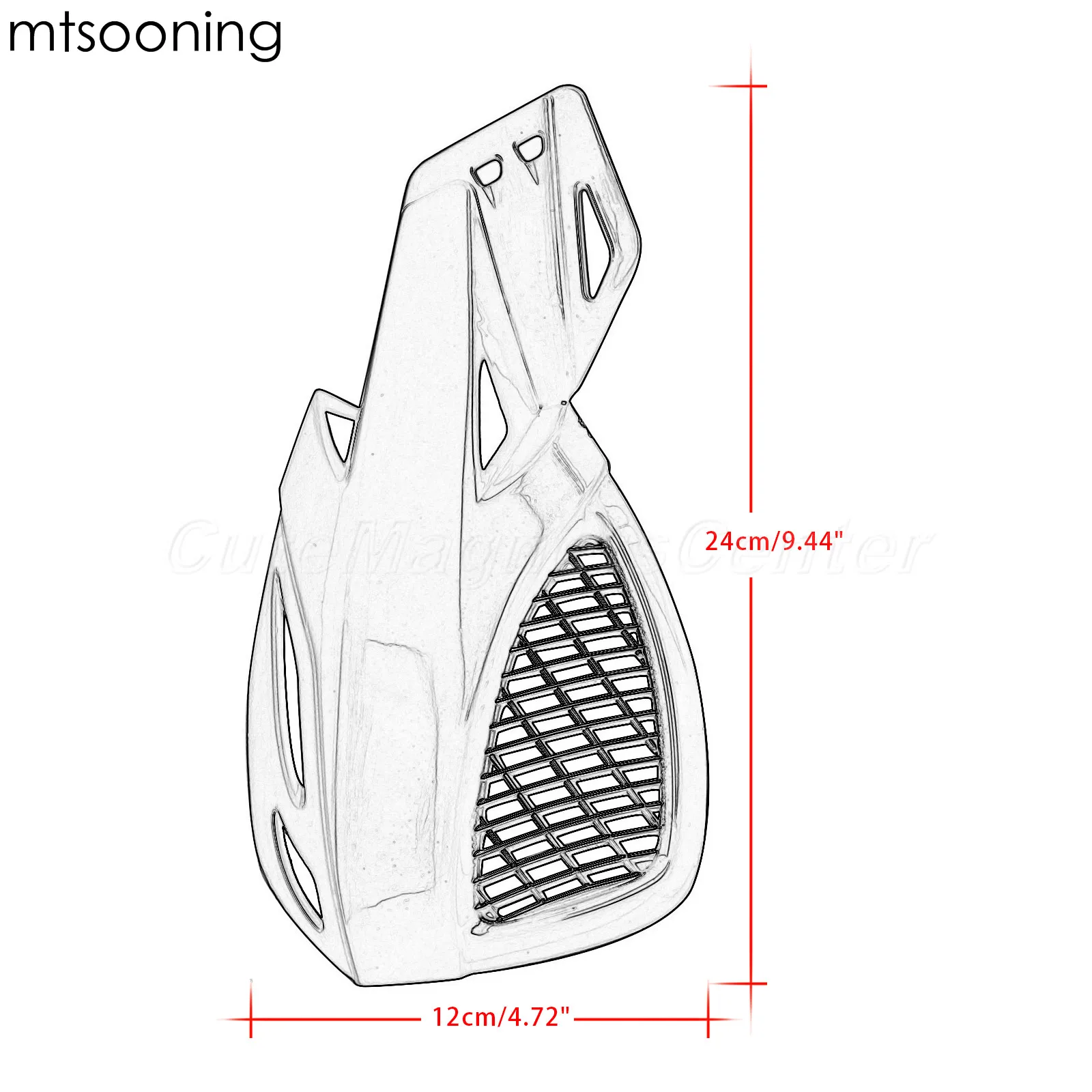 Mtsooning 1 пара мотоциклетная защита рук Защита мотоцикл мотокросс 22 мм черный бар Защита руль Защитная защита