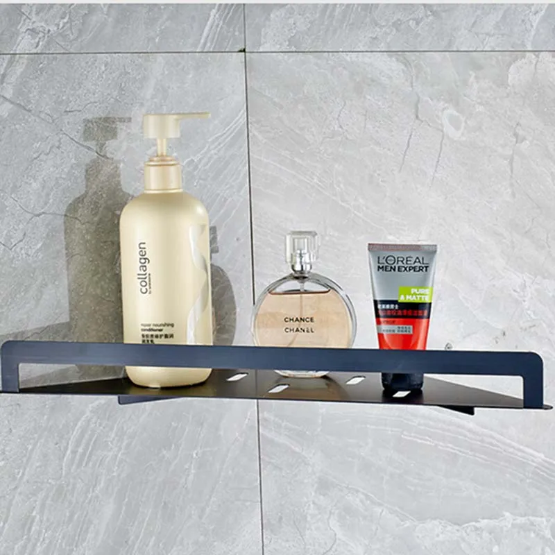 

Stainless Steel NEW Bathroom Shelf Corner Storage Holder Oil Rubbed Bronze NEW