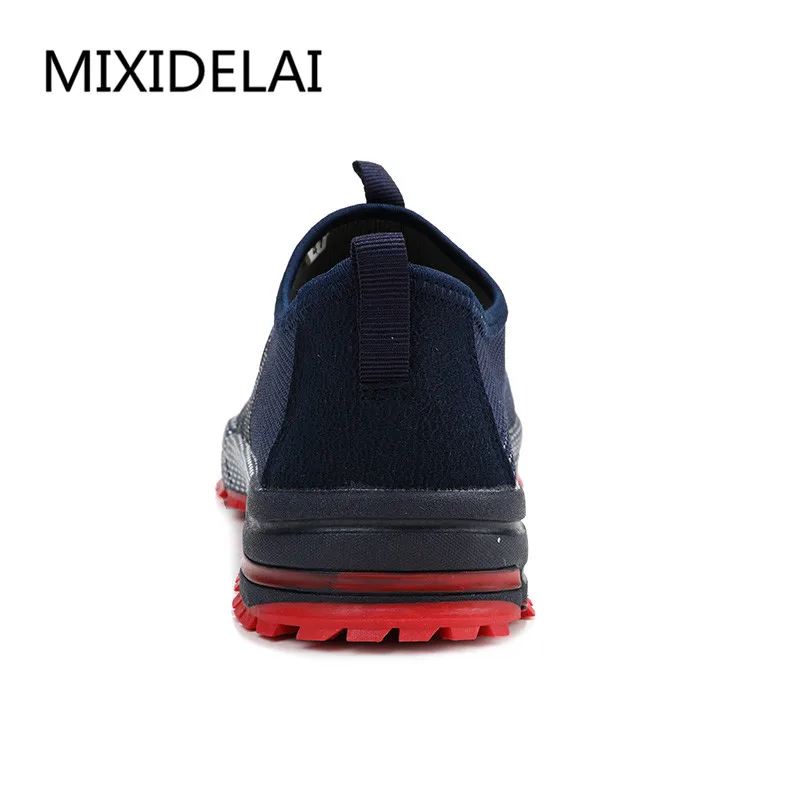 2019 Men Casual Shoes Spring/Summer Black Colors Couple Flats Shoes Air Mesh Breathable Men ShoesZapatillas Plus Size 36-44