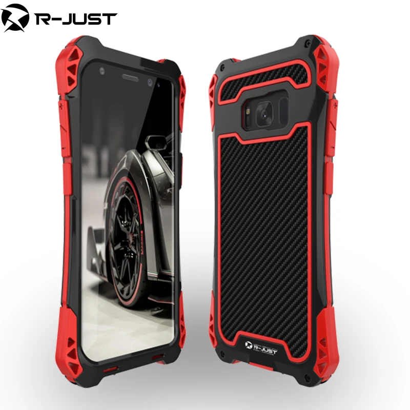 bilder für AMIRA Rüstung Kohlefaser metall aluminium Stoßfest Abdeckung fall für samsung galaxy s8 plus outdoor antiklopf phone cases s8 + bilder für AMIRA Rüstung Kohlefaser metall aluminium Stoßfest Abdeckung fall für samsung galaxy s8 plus outdoor antiklopf phone cases s8 +