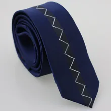 YIBEI coahella галстуки темно-синие с черными и белыми полосками шейный платок из микрофибры Тонкий обтягивающий галстук повседневный бизнес свадебное платье ручной работы