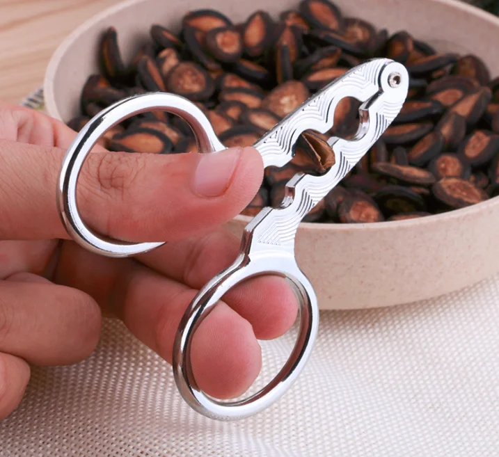 

3pc Stainless Steel Sheller Scissors Nuts Opener Walnut Clamp Nut Cracker Peeler Nut Sheller kitchen gadgets kitchen accessories