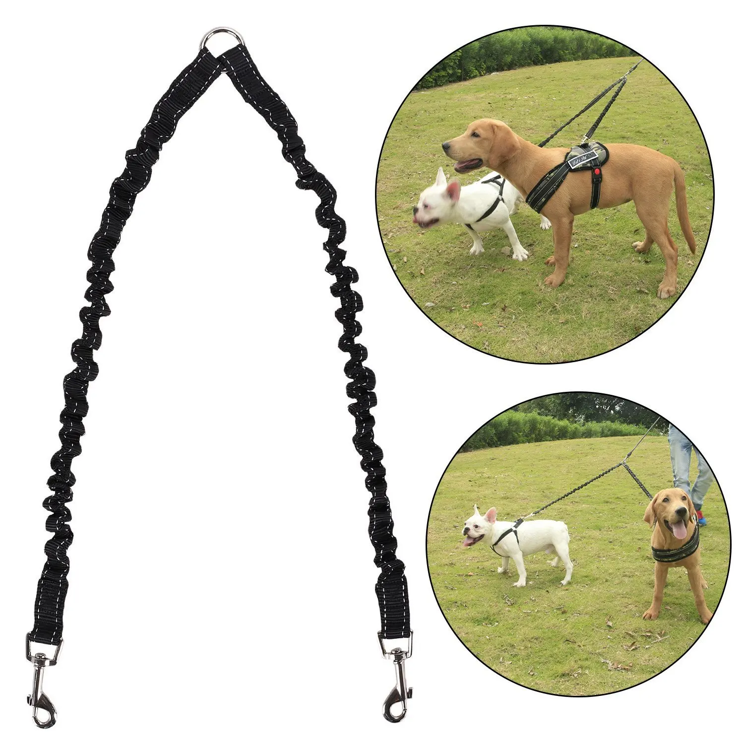 Dog Leash Pet Leash Double Dog Leash Coupler Premium Quality Double Dog