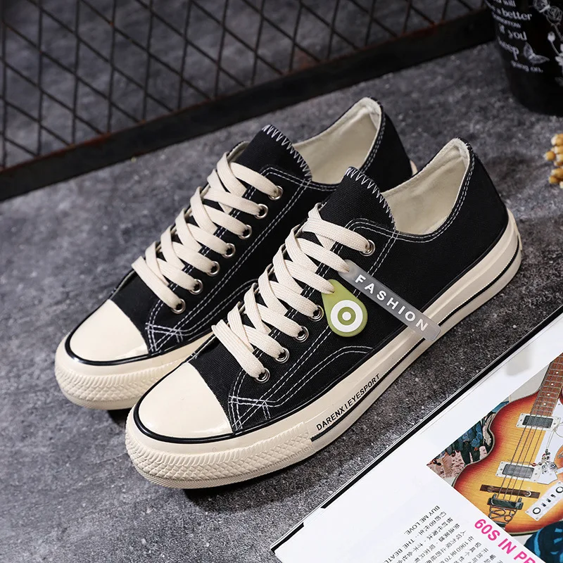 

Explosion 2019 spring new men's shoes Korean plate shoes trend men's casual shoes students wild canvas shoes