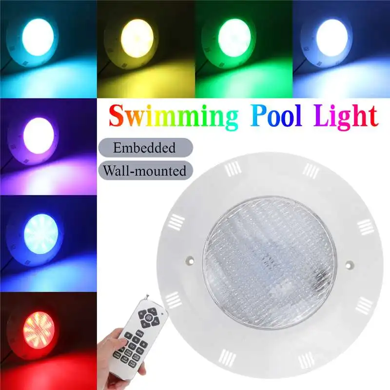 

High Quality Swimming Pool Light 36W AC12V Wall-mounted RGB LED Underwater Light IP68 Waterproof Outdoor Underwater Lamp