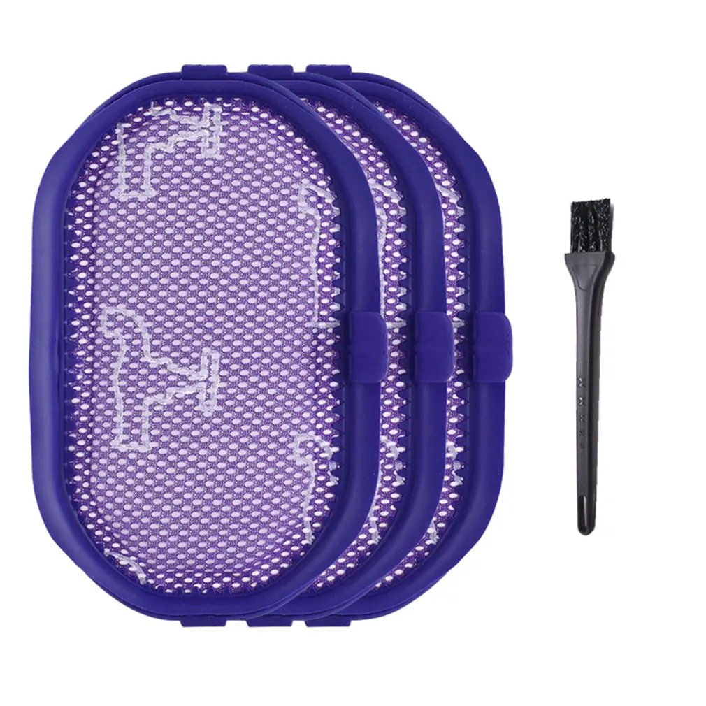 

4pcs/Set Fliter Mesh + Clean Brush for Dyson DC30 DC31 DC44 DC56 Digital Slim Vacuum Cleaner Parts Dustproof HEPA Filters