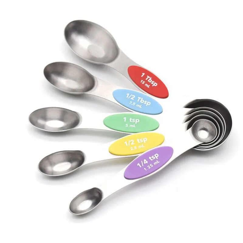 Магнитная ложка весы для выпечки 5 размеров|measuring spoon|measuring spoon stainlessstainless steel measuring |