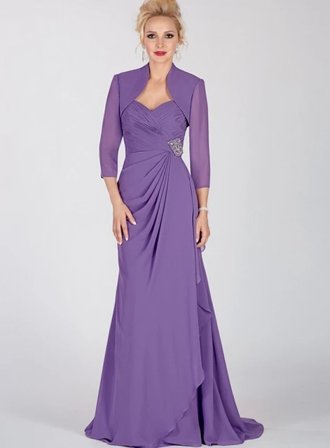Chiffon Mother of the Bride Dresses with Jackets