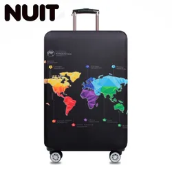 World Map Elastic Thick Luggage Cover For Trunk Case Apply 18-32 Suitcase Protective Covers Cover Travel Pouch Accessory World Map Elastic Thick Luggage Cover For Trunk Case Apply 18-32 Suitcase Protective Covers Cover Travel Pouch Accessory