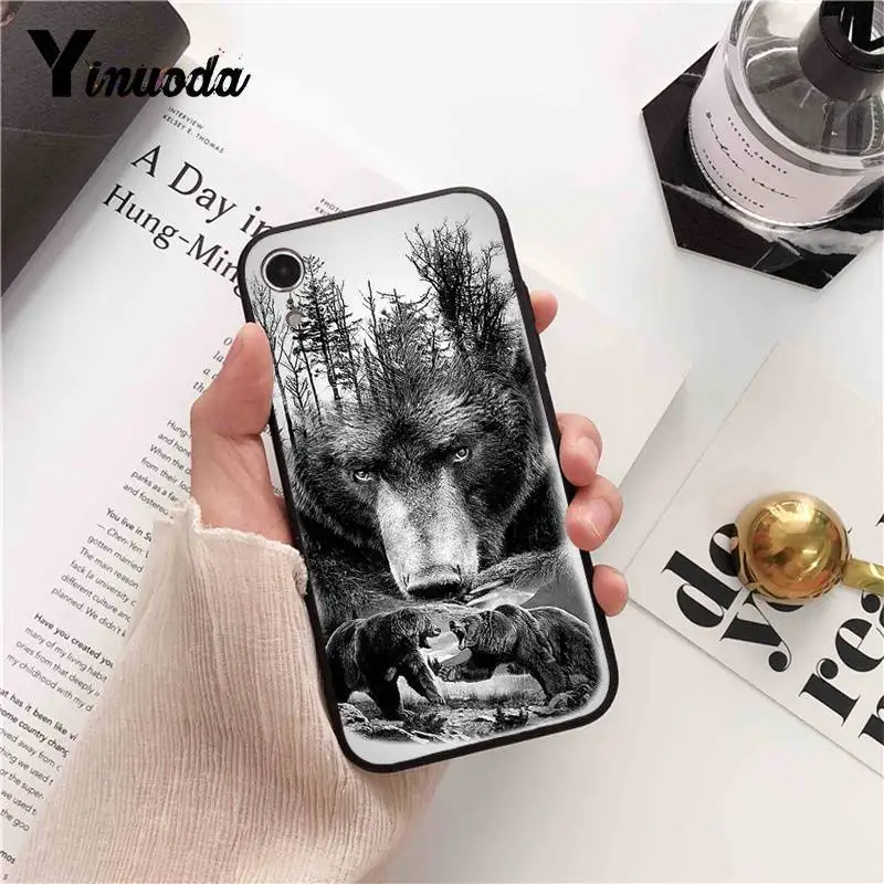 Yinuoda the Russian bear tiger lion mobile TPU Soft Black Phone Case for iPhone 8 7 6 6S 6Plus 5 5S SE XR X XS MAX Coque Shell Yinuoda the Russian bear tiger lion mobile TPU Soft Black Phone Case for iPhone 8 7 6 6S 6Plus 5 5S SE XR X XS MAX Coque Shell