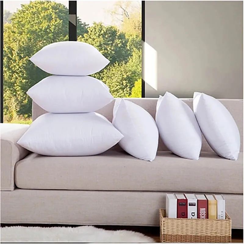 White Head Pillow Filling for Sleeping Bed Sore Neck Square Cotton Filler Non-woven Bedding Core Inner Cushion Pad | Дом и сад