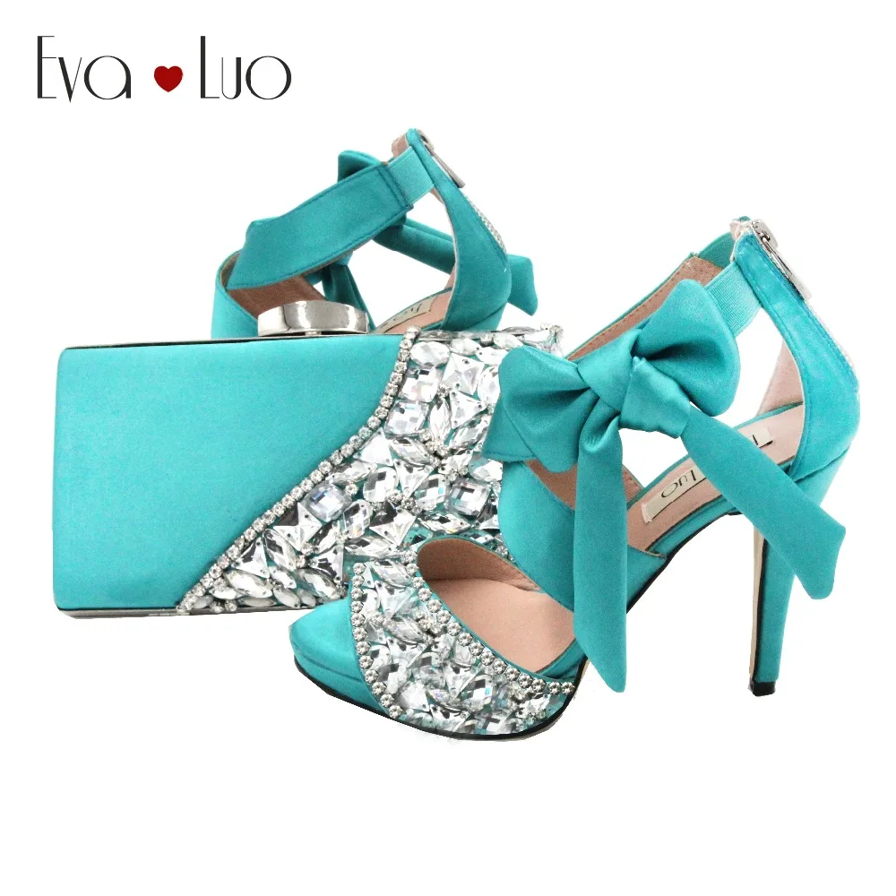 shoes with turquoise stones