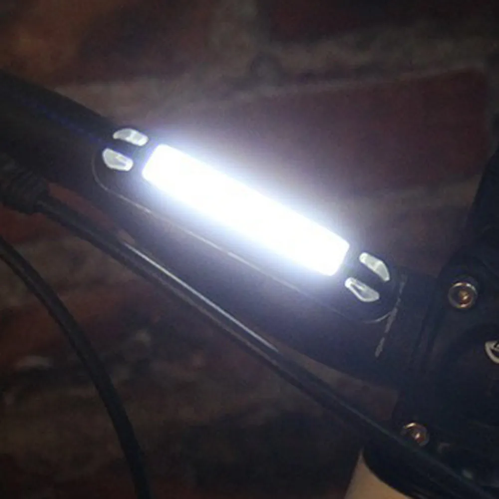 COB LED горный велосипед головной свет USB Перезаряжаемый велосипедный задний фонарь