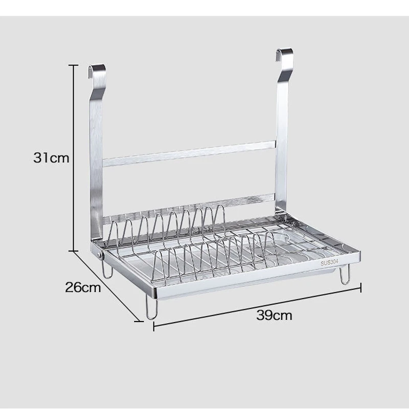 Сушилка из нержавеющей стали, сушилка для посуды, настенный складной кухонный Органайзер, сушилка, посуда, полка, кухонные подвесные стойки