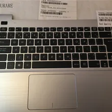 Четыре sourare для ASUS F455 A455L K455 X455L R455L Silver C чехол shell Упор для рук с клавиатурой
