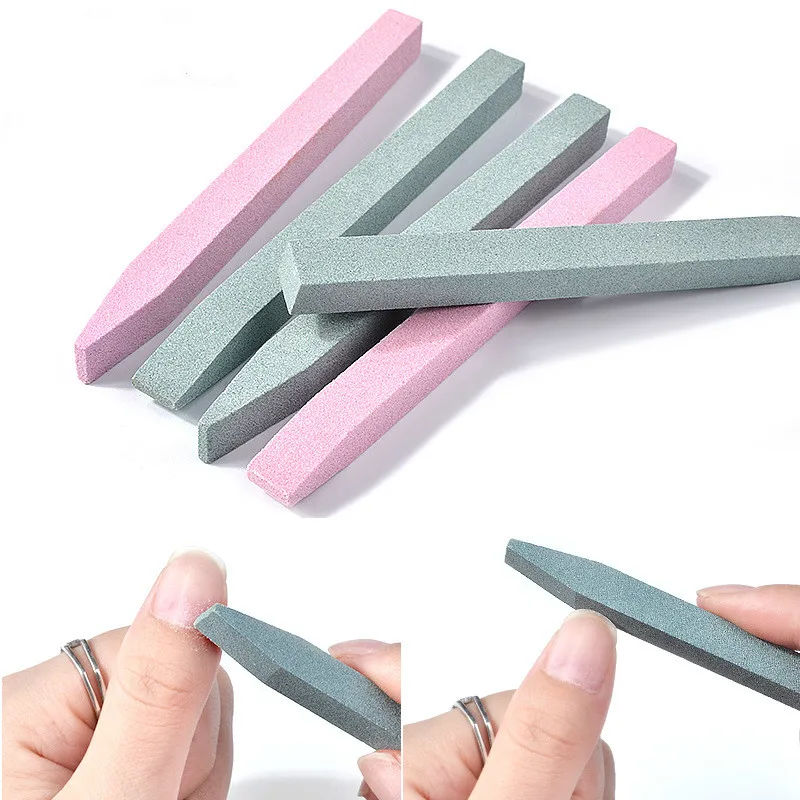 

1Pcs Stone Nail File Cuticle Remover Trimmer Buffer Nail Art Tool