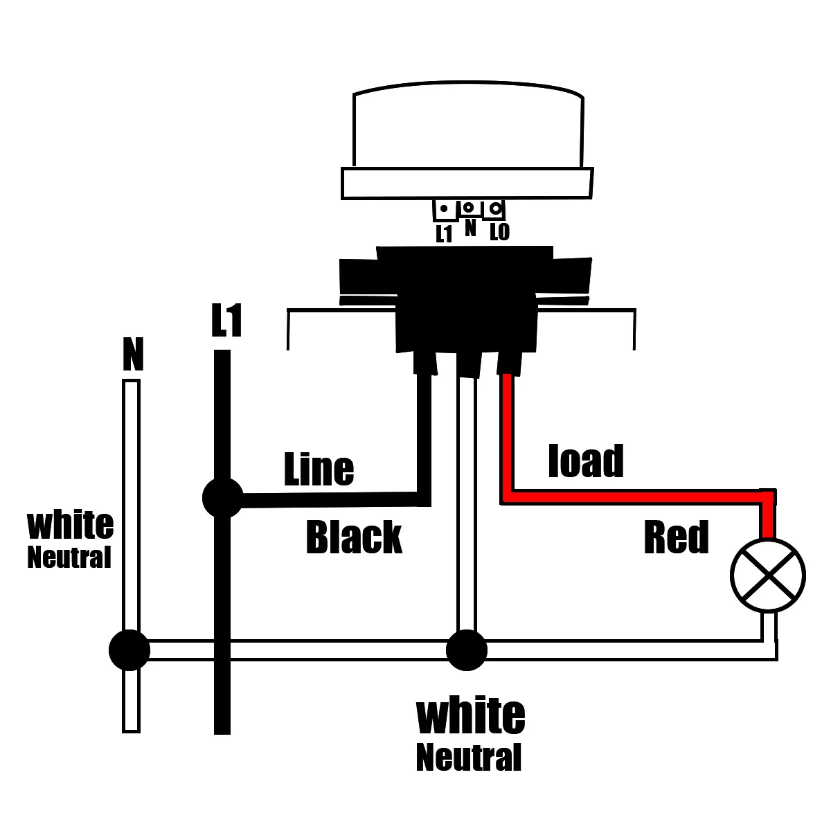 NK-CA/E10A Photocontrol Sensor Switch Dusk To Dawn Photoelectric Sensor Switches Outdoor Road Light Automatic Switches
