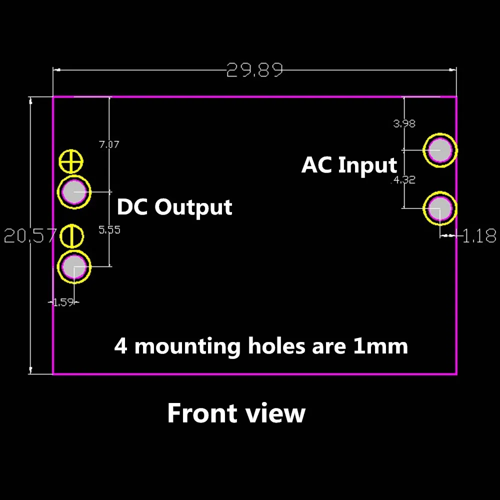 5V700mA(3,5 W) изолированный выключатель Питание модуль AC-DC понижающим модуль 220 в свою очередь 5V