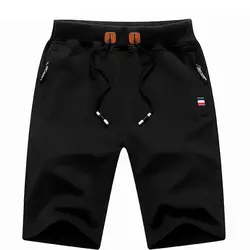 Пляжные шорты Мужская брендовая одежда летние мужские s Drawstring Pocket Outwear вышитые Шорты повседневные свободные эластичные Короткие штаны