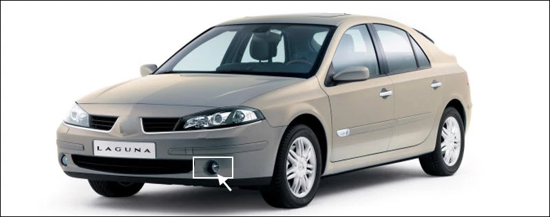 EeMrke стайлинга автомобилей для Renault Laguna II BG01_ 2003-2007 2 в 1 светодиодный фонарь лампа DRL с объективом Габаритные огни