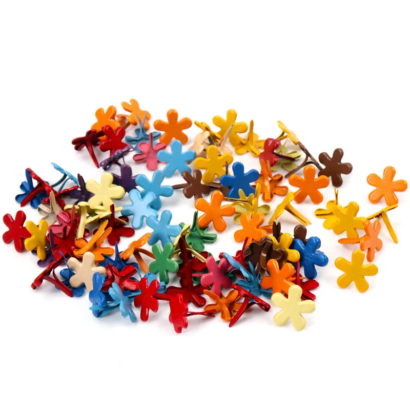 Mix Butterfly Flower Leaf Shape Rhinestone Studs And Spikes For Clothes Round Square Brads Scrapbooking Embellishment Fastener 