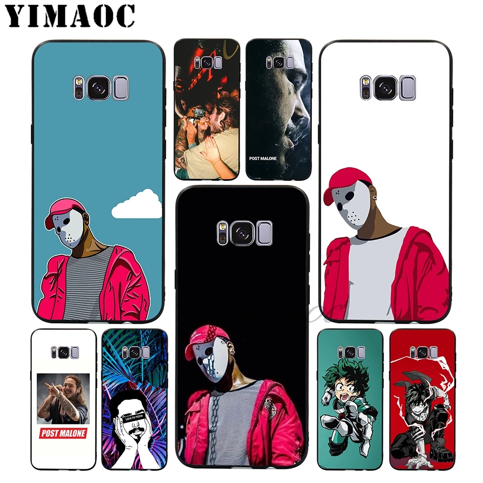 Лыжная маска the Slump God Post Malone мягкий чехол для Samsung Galaxy S10 S10e S9 S8 A6 Plus S7 S6 Edge A7 A5 A3 J6 Note 9