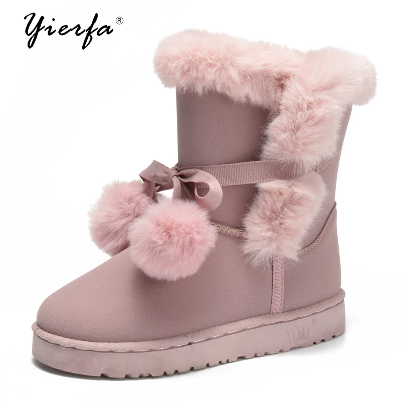 2017 Winter New Snow Boots Fur Wool Winter Warm Shoes With Models