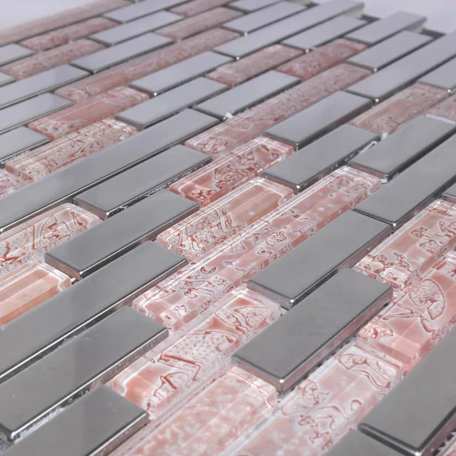 Pink Tile Gl Mosaic Bathroom Tiles Metal Pink Tile Gl Mosaic Bathroom Tiles Metal Kitchen Backsplash