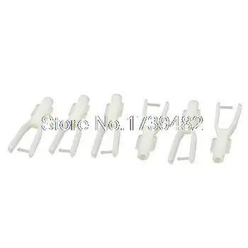 

6pcs 1.5mm Dia Push Rod RC Helicopter Boat Car Rudder Servo Nylon Clevis Clip