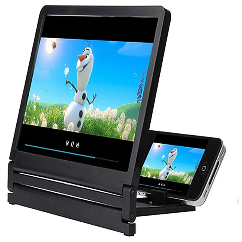 

Screen Magnifier 3D Movie Amplifier Enlarged Phone Screen Video Amplifier Eye Protector desk magnifier Black White