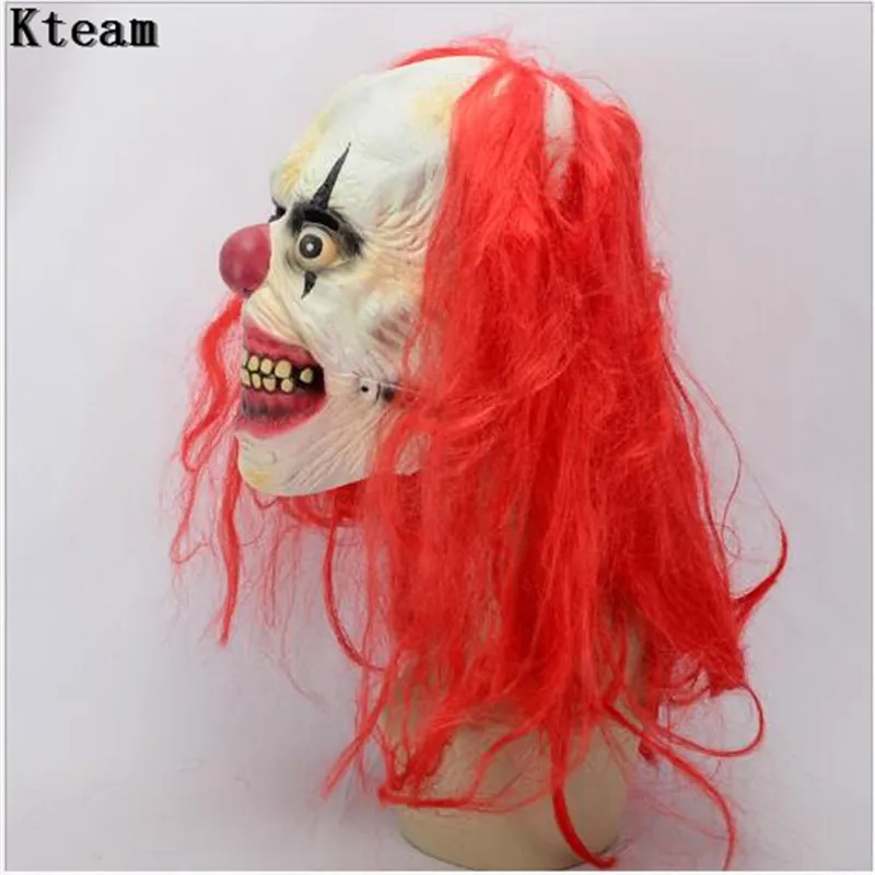 Смешной Джокер Pennywise Клоун Маска фильм это маски Классическая страшная маска клоуна для Хэллоуина вечерние Косплей забавная МАСКА ИГРУШКА