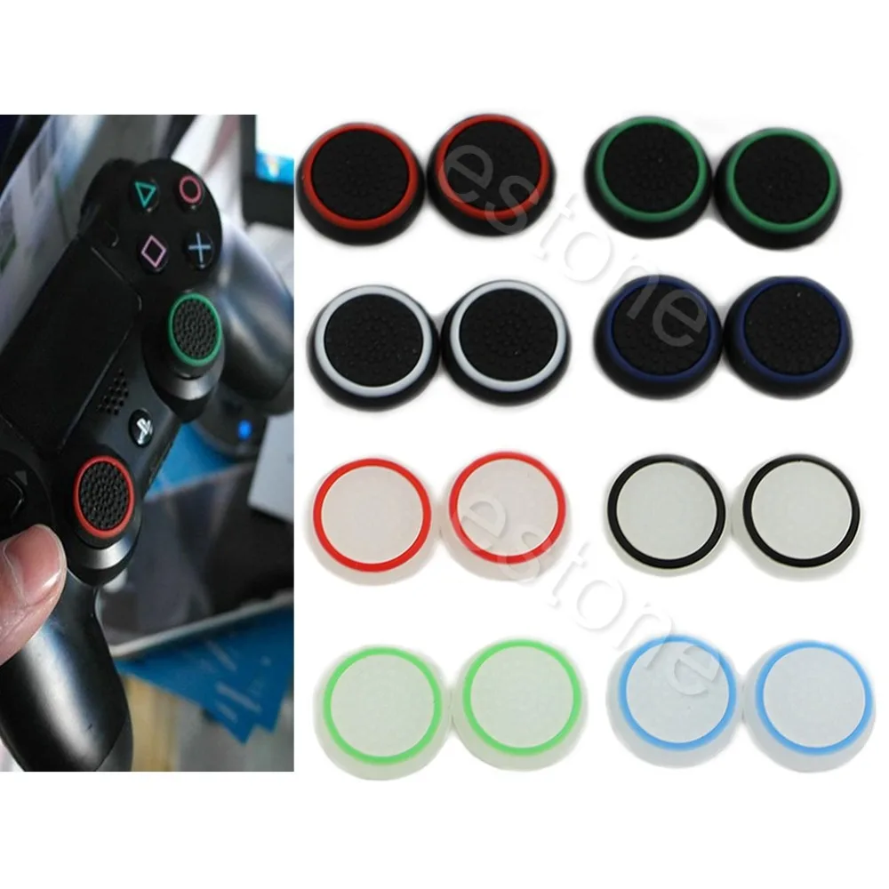 

2pc Analog 360 Controller Thumb Stick Grip Thumbstick Cap Cover for PS4 XBOX ONE