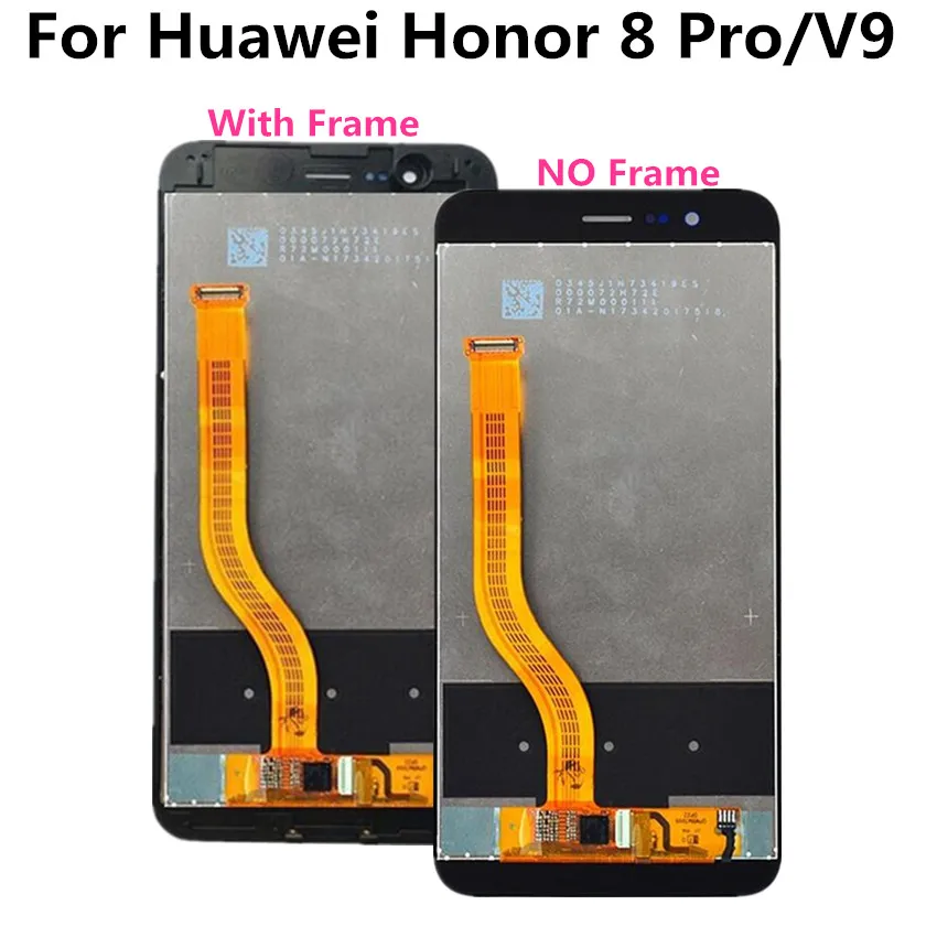 С рамкой для Huawei Honor 8 Pro / V9 ЖК дисплей + сенсорный экран дигитайзер в сборе V 9